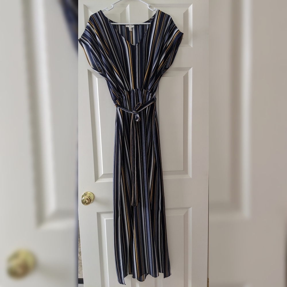 NWT beautiful Charming Charlie striped maxi dress